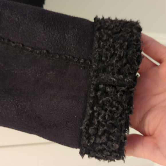 American Eagle Faux Suede Sherpa Jacket, Size XS - Picture 7 of 9